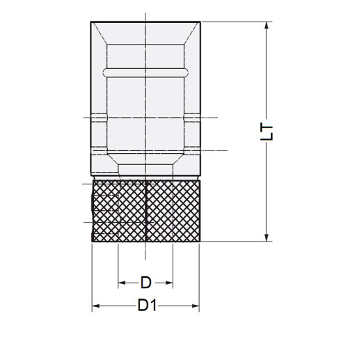 Патрон для свердл Maggi Ital Trade D=10 D1=20 LT=40 Maggi, Griggio