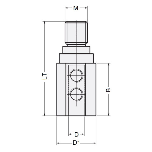 Патрон для свердл ЧПК Wirutex D=10 D1=19,5 B=20 LT=40 M10x1,5 LH