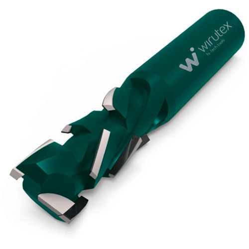 Фреза пряма PCD H=2,5 Wirutex Z=2+2 D=18 B=44 LT=105 S=20x50 Z=2+2 25°axial RH