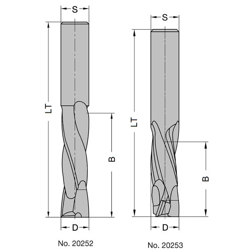 Фреза спіральна HM JSO Nesting D=10 B=22 LT=70 S=10 Z=3+3 RH XD