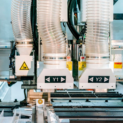 Сверлильно присадочный центр с ЧПУ Nanxing ND712D с двумя верхними сверлильными группами