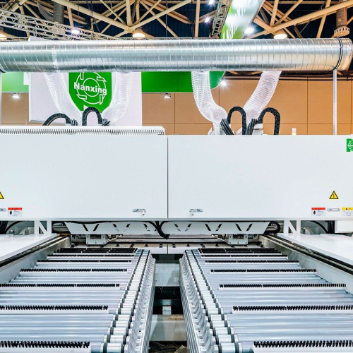 Сверлильно присадочный центр с ЧПУ Nanxing ND712D с двумя верхними сверлильными группами