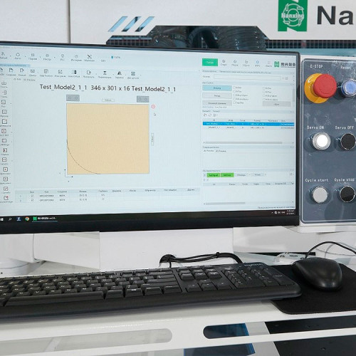 Сверлильно-присадочный центр с ЧПУ Nanxing ND612DT с магазином