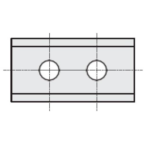 Ніж поворотний HM Z2 отв.2 HW-UF Leitz L=50 W=12 T=1,5 Z2